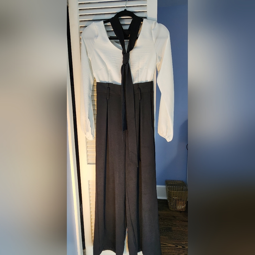 Black And White Jumpsuit
